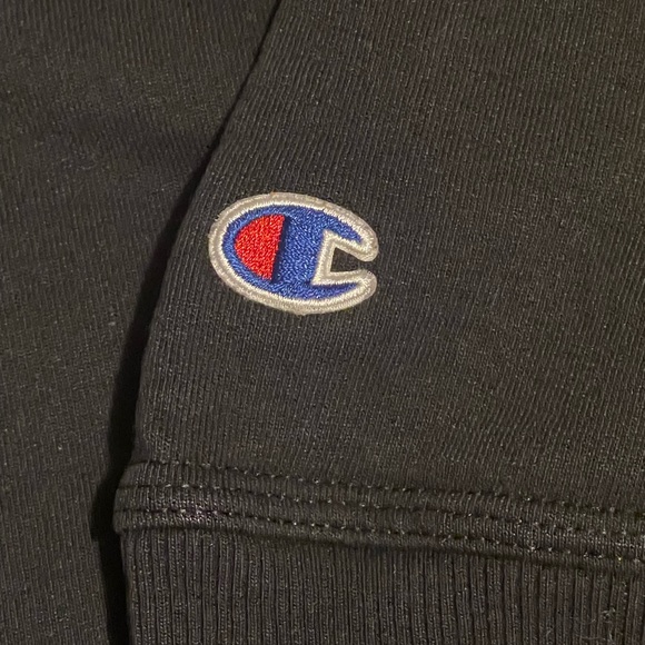 Men’s Black Champion Hoodie - Picture 3 of 4